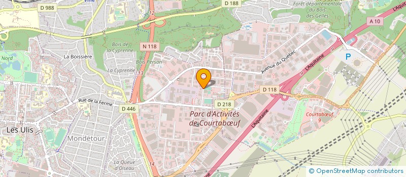 localisation de l'entreprise CERTI. I à LES ULIS