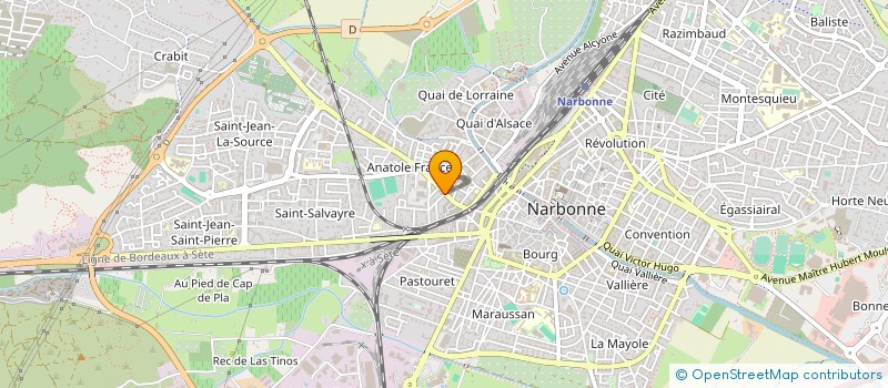 localisation de l'entreprise CERTI TRADE à NARBONNE