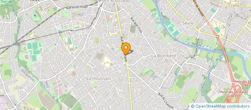 localisation de l'entreprise CERTICLEAN NANTES à REZE