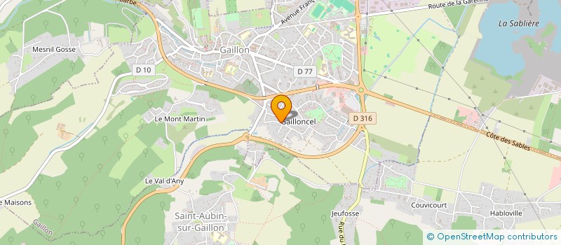 localisation de l'entreprise CERTIDIAG'IMMO à FONTAINE-BELLENGER