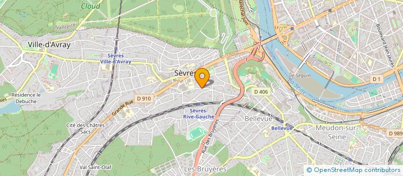 localisation de l'entreprise CERTIDIS à SEVRES