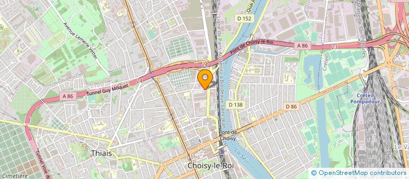 localisation de l'entreprise CERTIF.PRO  CHOISY-LE-ROI