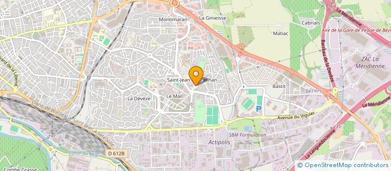 localisation de l'entreprise CERTIFAQ à BEZIERS