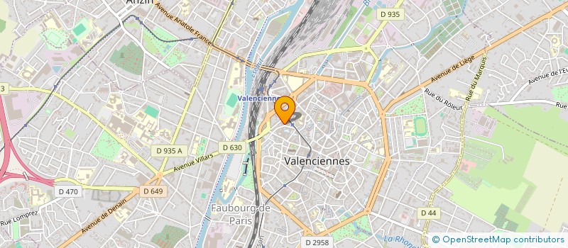 localisation de l'entreprise CERTIFER FRANCE  VALENCIENNES
