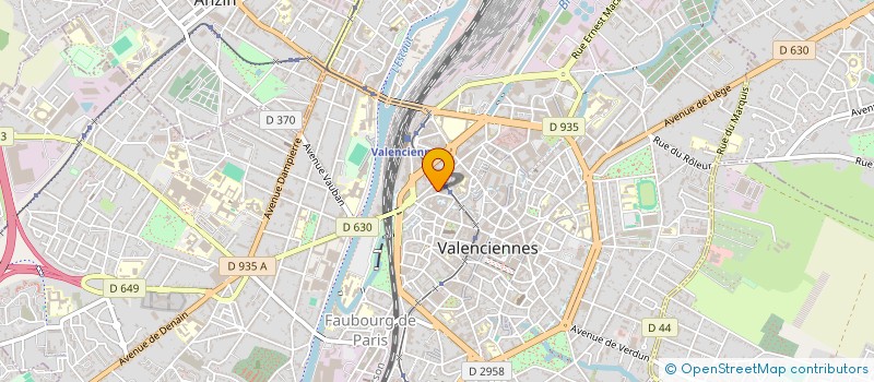 localisation de l'entreprise CERTIFER SA à VALENCIENNES