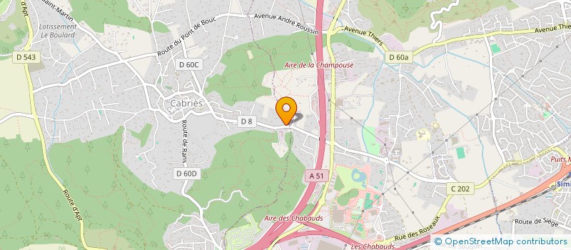 localisation de l'entreprise CERTIFIMMO à CABRIES