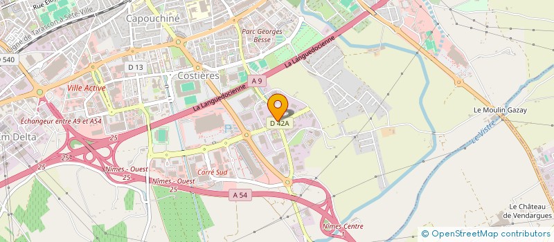 localisation de l'entreprise CERTIGO C2F  NIMES