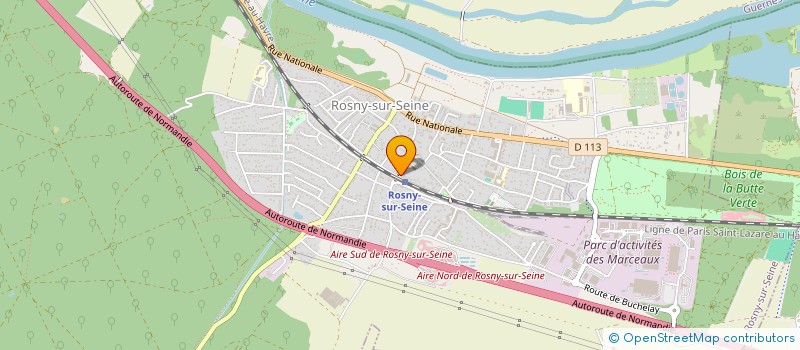 localisation de l'entreprise CERTILAS SAS à ROSNY-SUR-SEINE