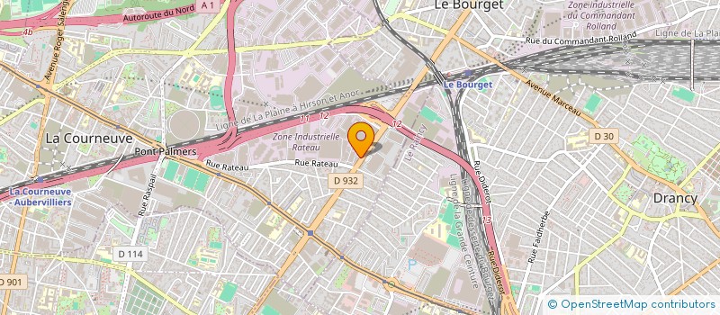localisation de l'entreprise CERTIMAIL à LA COURNEUVE