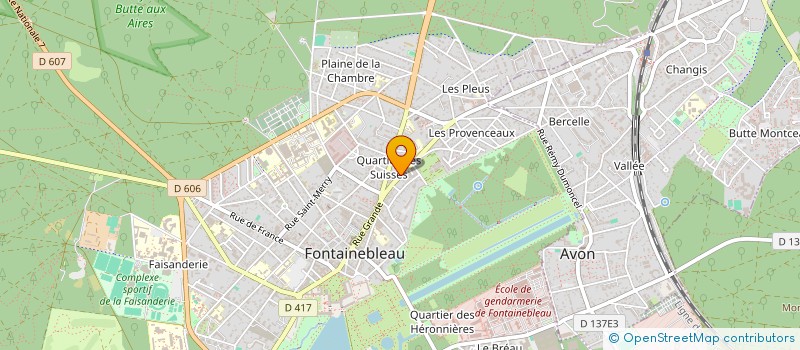 localisation de l'entreprise CERTIMAR  FONTAINEBLEAU