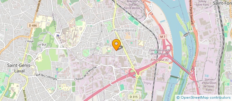 localisation de l'entreprise CERTIMMO  OULLINS-PIERRE-BENITE