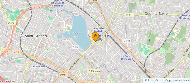 localisation de l'entreprise CERTIMMO 78 à ENGHIEN-LES-BAINS