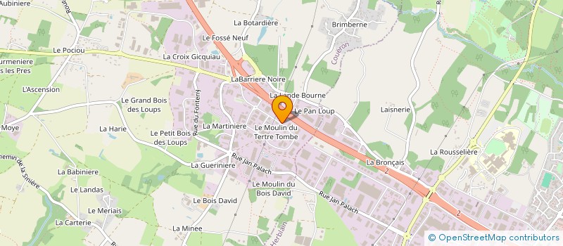 localisation de l'entreprise CERTIMPACT à COUERON
