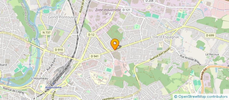 localisation de l'entreprise CERTIN LADOUCH BURES  L'ISLE-D'ESPAGNAC