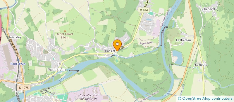 localisation de l'entreprise CERTINES  PONT-D'AIN