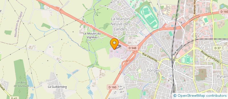 localisation de l'entreprise CERTIPAQ BIO à LA ROCHE-SUR-YON
