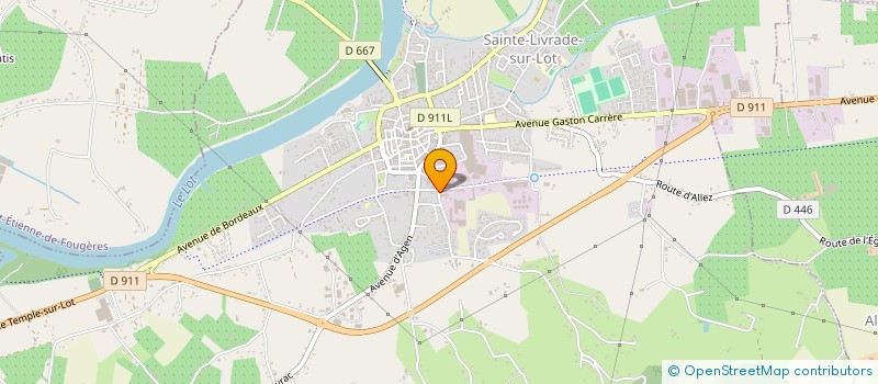 localisation de l'entreprise CERTIPOSE  SAINTE-LIVRADE-SUR-LOT