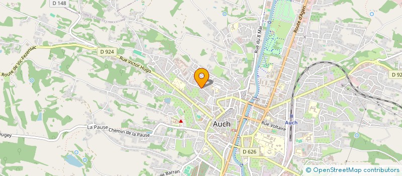 localisation de l'entreprise CERTIQUAL à AUCH