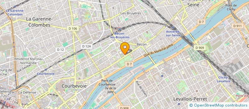 localisation de l'entreprise CERTUS & WEIL ASSOCIES à COURBEVOIE