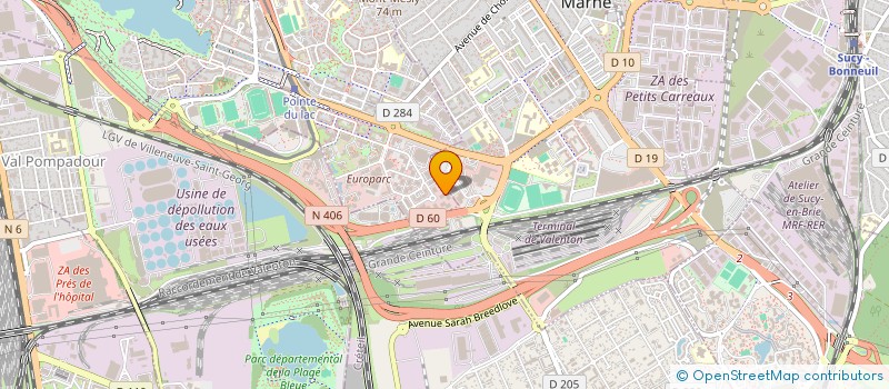 localisation de l'entreprise CERTYFRANCE  CRETEIL