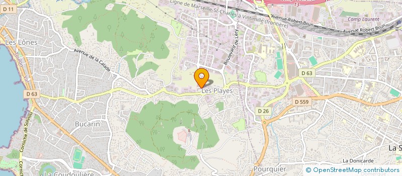 localisation de l'entreprise CERUJO à SIX-FOURS-LES-PLAGES