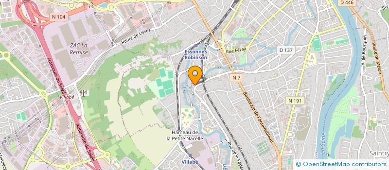 localisation de l'entreprise CERUS à CORBEIL-ESSONNES