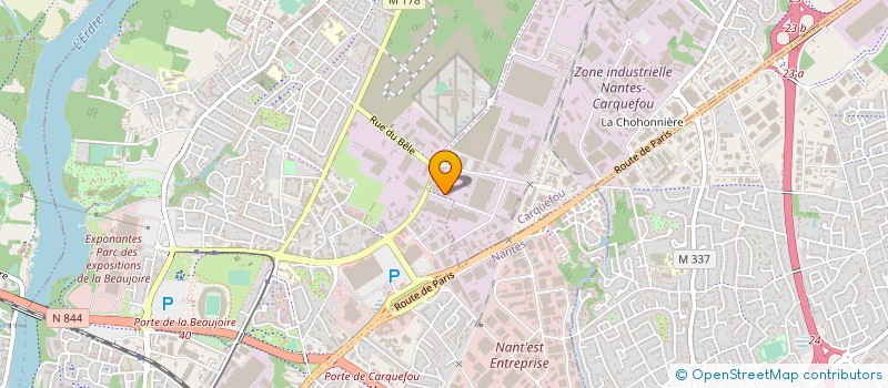 localisation de l'entreprise CERUSE INVESTISSEMENT à CARQUEFOU
