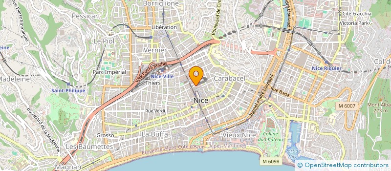 localisation de l'entreprise CERUTI ET GUYARD MEDECINS à NICE