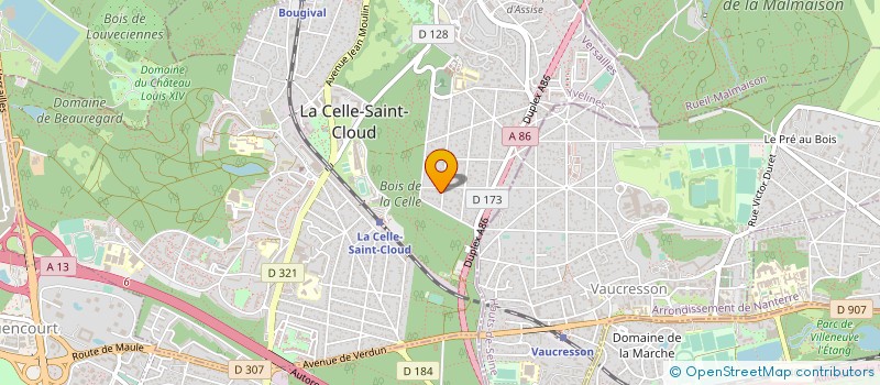 localisation de l'entreprise CERUTTI EXPERTS à LA CELLE-SAINT-CLOUD