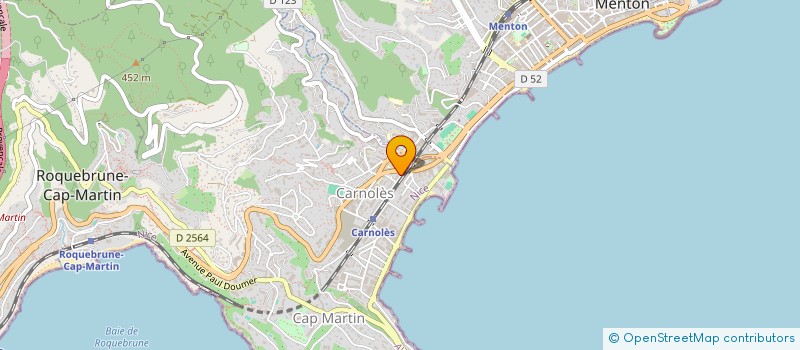 localisation de l'entreprise CERUTTI GESTION IMMOBILIERE à ROQUEBRUNE-CAP-MARTIN