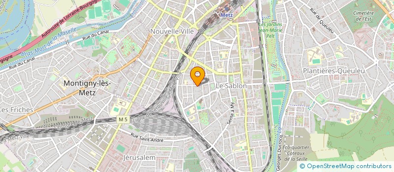 localisation de l'entreprise CERUTTI IMMOBILIER  METZ