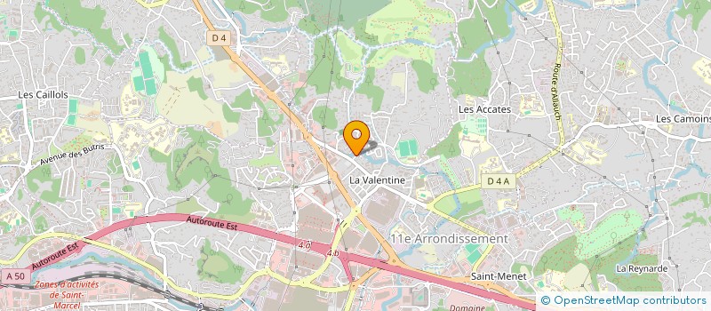 localisation de l'entreprise CERV'ELEC à MARSEILLE