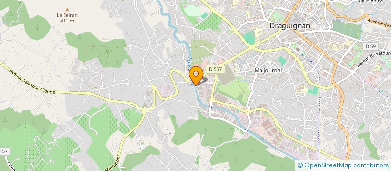 localisation de l'entreprise CERVDUC à DRAGUIGNAN