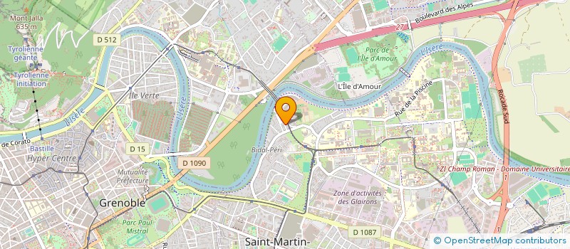 localisation de l'entreprise CERVEAU AGITE à SAINT-MARTIN-D'HERES