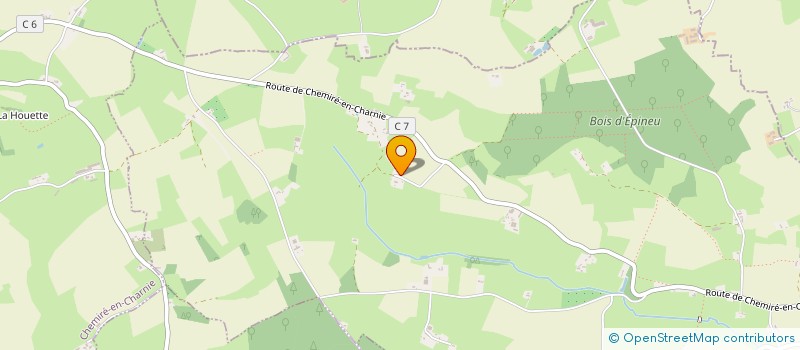 localisation de l'entreprise CERVEIRA FORMATIONS  EPINEU-LE-CHEVREUIL