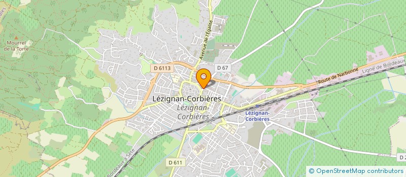 localisation de l'entreprise CERVELLO FRERES à LEZIGNAN-CORBIERES