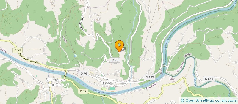 localisation de l'entreprise CERVERO  TREBAS