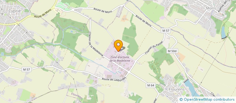 localisation de l'entreprise CERVERO ETANCHEITE à FLOURENS