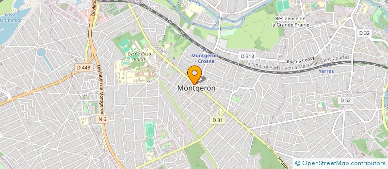 localisation de l'entreprise CERVIN à MONTGERON