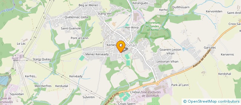 localisation de l'entreprise CERVINON à ERGUE-GABERIC