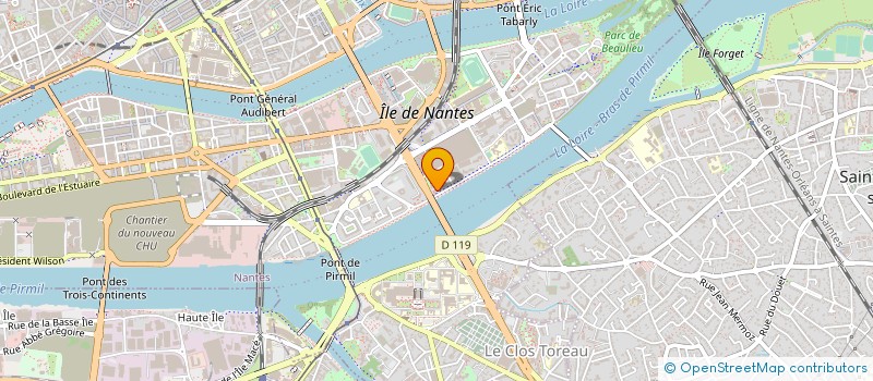 localisation de l'entreprise CERVIS (CENTRE D'ENSEIGNEMENT ET DE RECHERCHE A LA VISION INTEGRATIVE DE LA SANTE) à NANTES