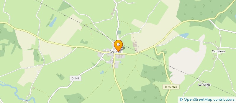 localisation de l'entreprise CERVON PATRIMOINE à CERVON