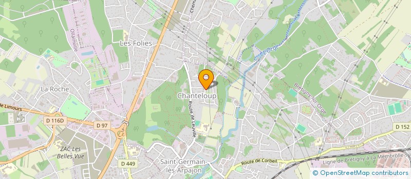 localisation de l'entreprise CERVOPTIMUM à SAINT-GERMAIN-LES-ARPAJON