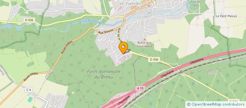 localisation de l'entreprise CERVUS IMMOBILIER  SAINT-ARNOULT-EN-YVELINES