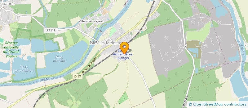 localisation de l'entreprise CERYON GROUPE  ISLES-LES-MELDEUSES