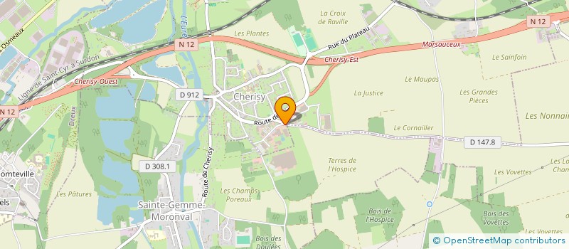 localisation de l'entreprise CERYX TRAFIC SYSTEM à CHERISY