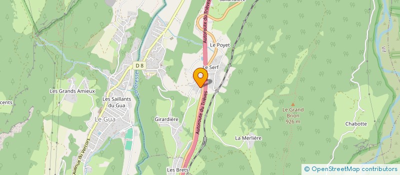 localisation de l'entreprise CES  VIF