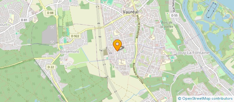 localisation de l'entreprise CES ( CASA ESPOIR SOLIDARITE )  VAUREAL