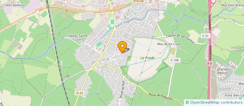 localisation de l'entreprise CES COIFFURE  CANOHES