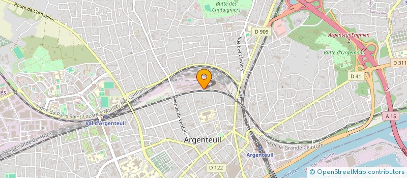 localisation de l'entreprise CES EDITIONS à ARGENTEUIL